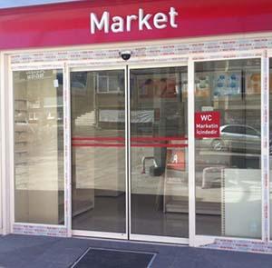 Marketlər üçün Fotosel Qapılar